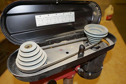 Image result for drill press step pulley